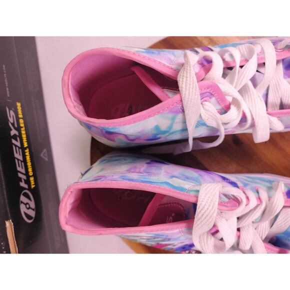 Heelys Veloz White Pink Multi Size 7 - Picture 7 of 8